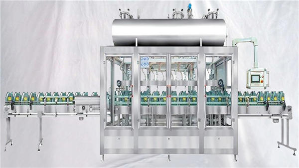 máquina de recheo rotativa de aceite lubricante 