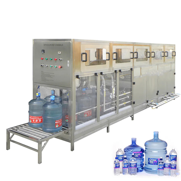 Cubo de auga embotellada de 20 litros Máquina de recheo de barril de 5 galóns