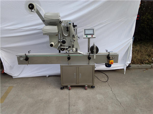 Máquina automática de etiquetaxe de avión para botella plana 