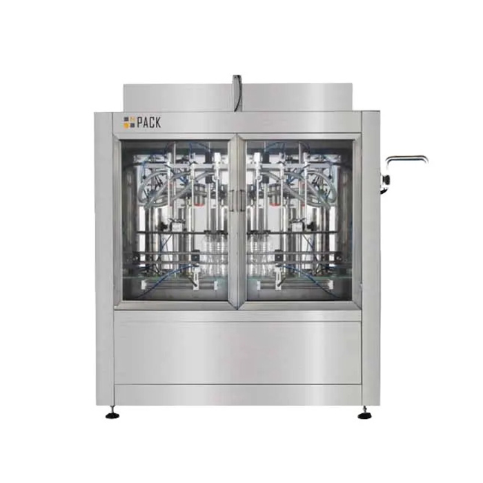 Máquina automática de recheo de líquidos de 6 cabezas para aceite de oliva