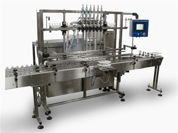 Máquina de recheo automática de botellas de xabón líquido