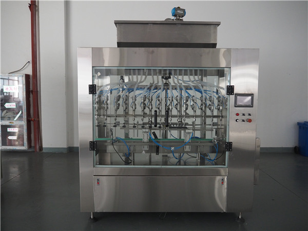 Máquina automática de recheo de líquidos a presión atmosférica de 12 cabezas