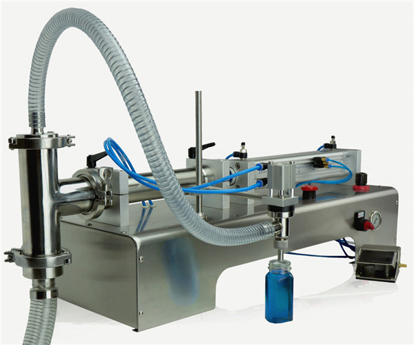 Control pneumático Máquina de recheo de aceite de dobre cabeza 
