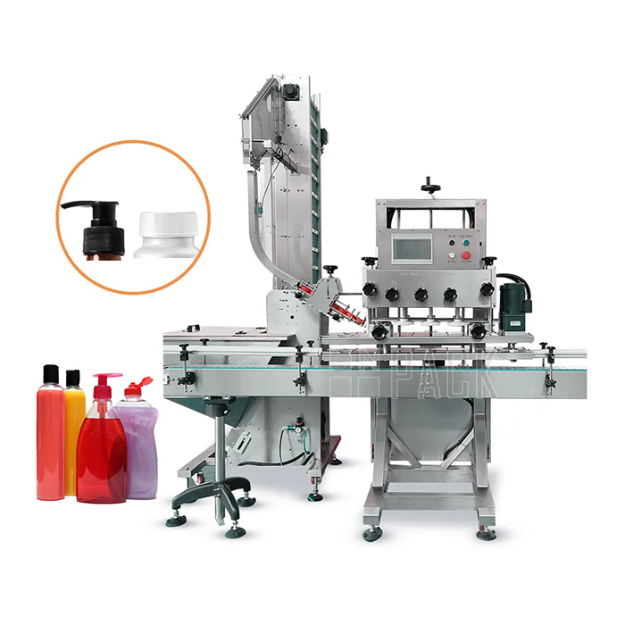 Máquina automática completa de capuchón de parafuso