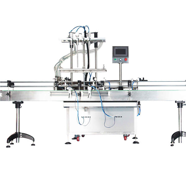 Máquina / recheo automático de pistón de loción de 8, 10, 12 cabezas