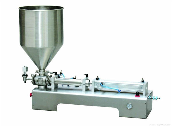 Máquina de recheo semiautomática de Calamina / Máquina de recheo do pistón de botella líquida 