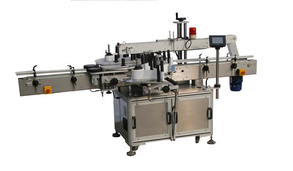 Botella de plástico Máquina de etiquetado a dobre lado para xampú